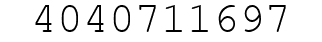 Number 4040711697.