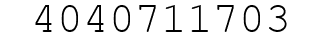 Number 4040711703.