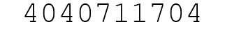 Number 4040711704.