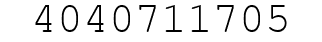 Number 4040711705.