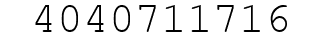 Number 4040711716.