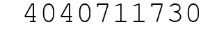 Number 4040711730.