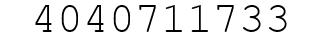 Number 4040711733.