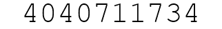 Number 4040711734.