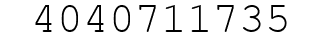 Number 4040711735.