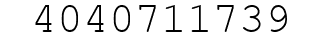 Number 4040711739.