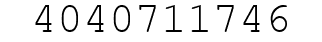 Number 4040711746.