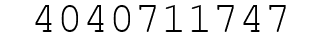 Number 4040711747.