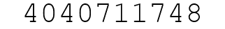 Number 4040711748.