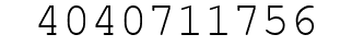 Number 4040711756.