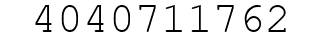 Number 4040711762.