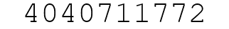Number 4040711772.