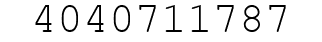 Number 4040711787.