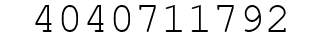 Number 4040711792.