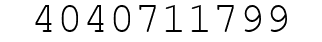 Number 4040711799.