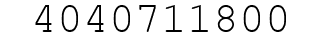 Number 4040711800.