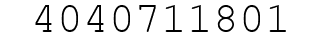 Number 4040711801.