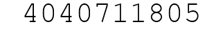 Number 4040711805.
