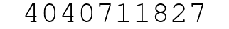 Number 4040711827.