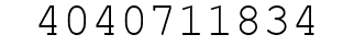 Number 4040711834.