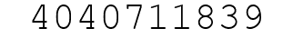 Number 4040711839.