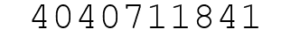 Number 4040711841.