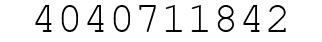 Number 4040711842.