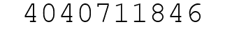 Number 4040711846.