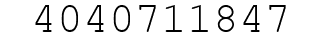 Number 4040711847.