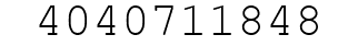 Number 4040711848.