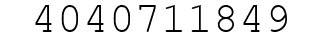 Number 4040711849.