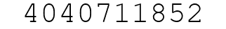 Number 4040711852.