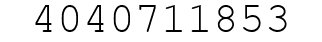 Number 4040711853.