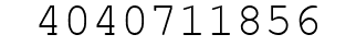 Number 4040711856.
