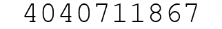 Number 4040711867.