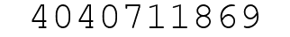 Number 4040711869.