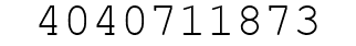 Number 4040711873.