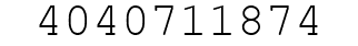 Number 4040711874.