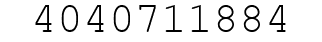 Number 4040711884.