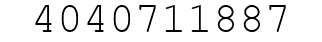 Number 4040711887.