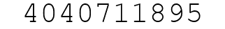 Number 4040711895.