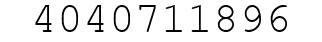 Number 4040711896.