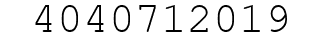 Number 4040712019.