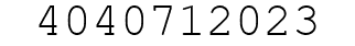 Number 4040712023.