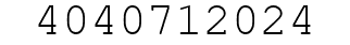 Number 4040712024.