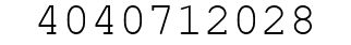 Number 4040712028.