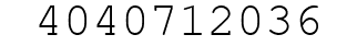 Number 4040712036.