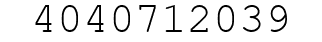 Number 4040712039.