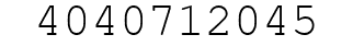 Number 4040712045.