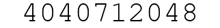 Number 4040712048.